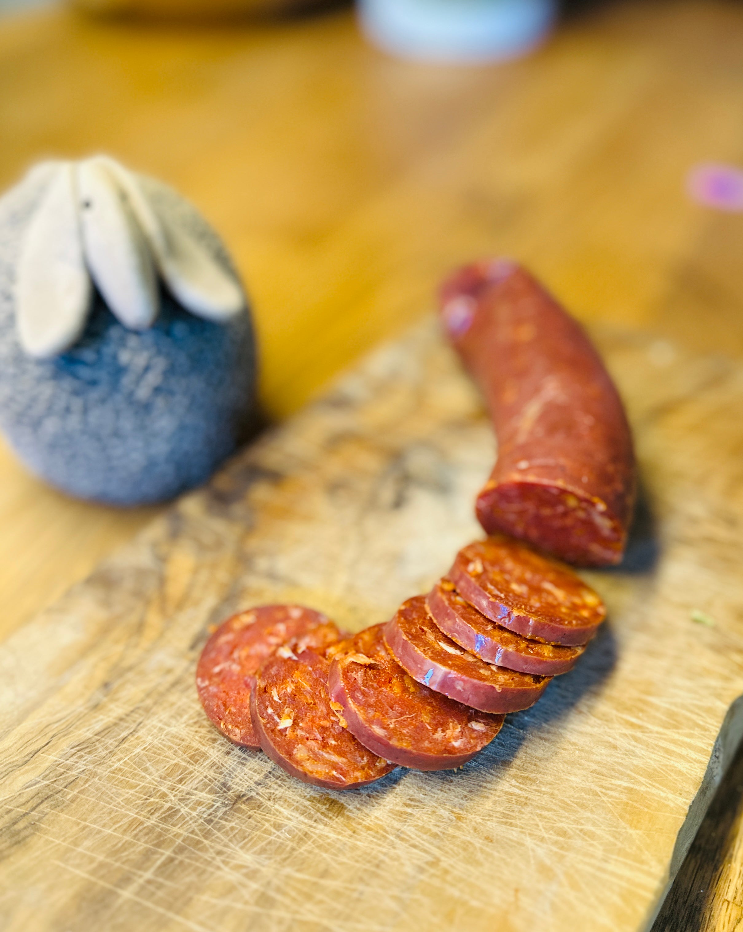 Schafsalami Chorizo-Art im Naturdarm