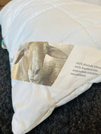 Kopfkissen aus Schafwolle – 40 × 80 cm