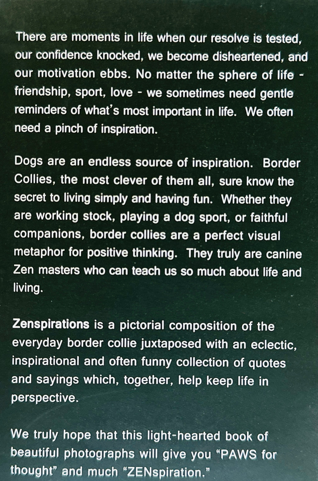 Zenspirations – The Power to PAWsitive Thinking