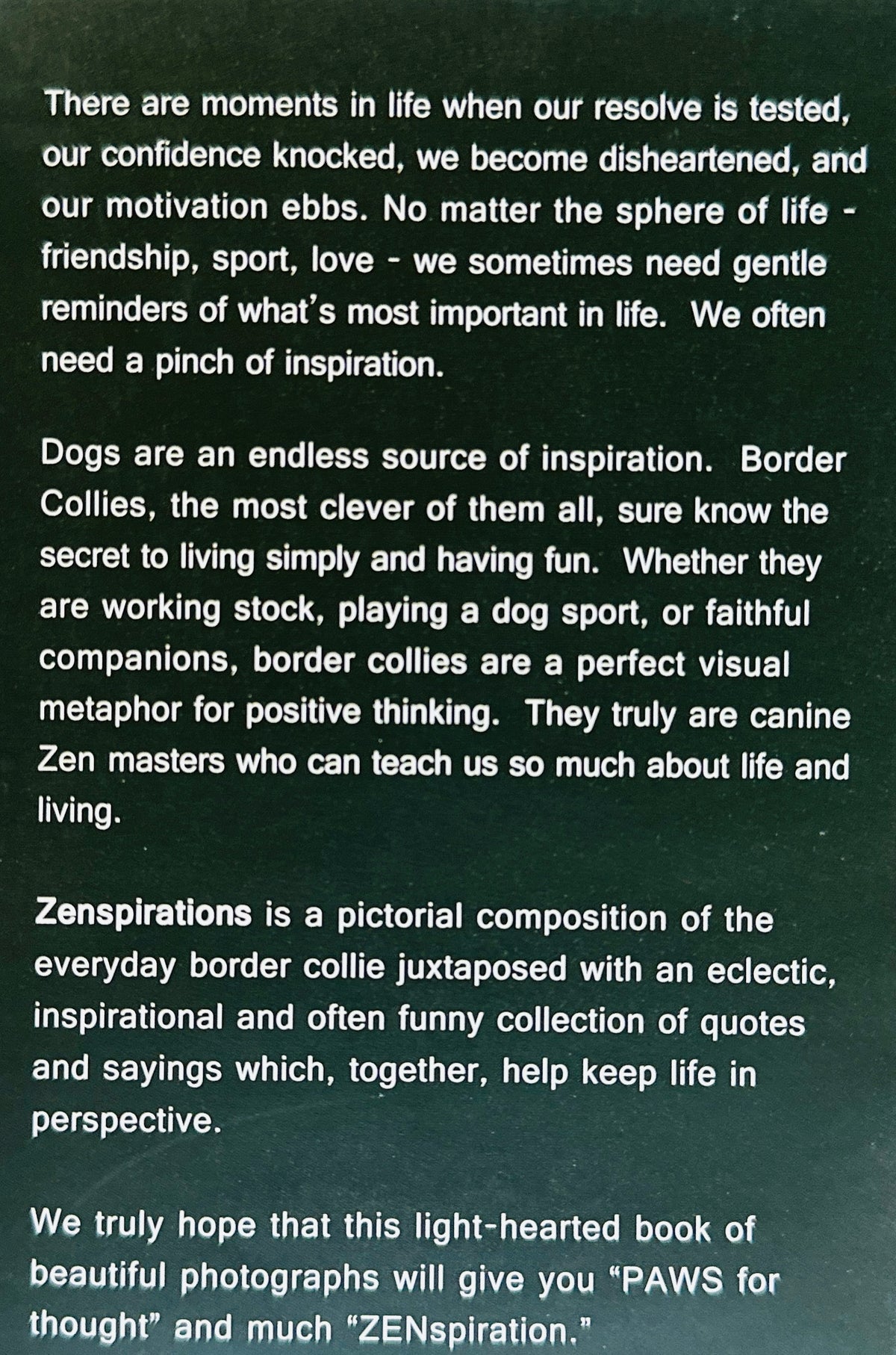 Zenspirations – The Power to PAWsitive Thinking