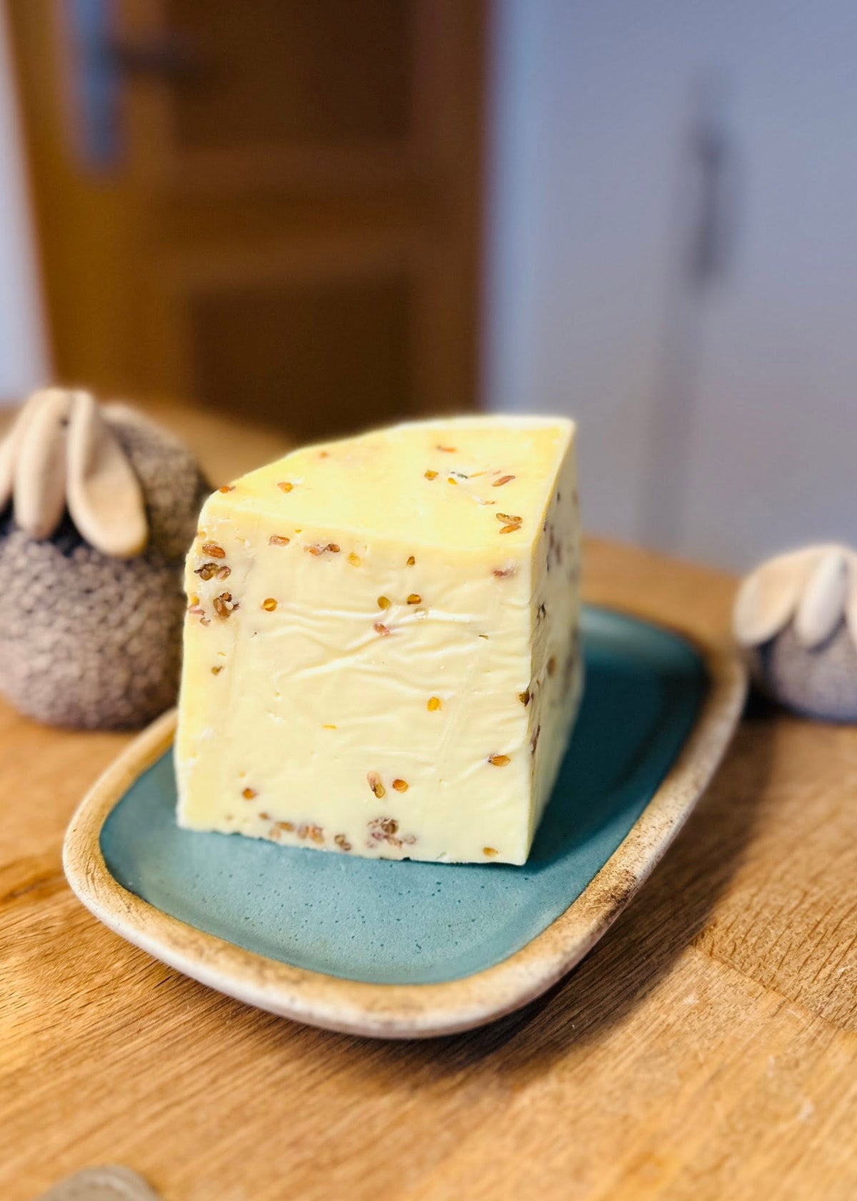 Schnittkäse aus Schafmilch Gouda-Art - Bockshornklee 129g